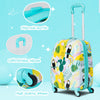 2 PCS 12'' 16'' ABS Kids Backpack Luggage Set Children Suitcase Travel