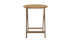 Habitat 2 Seater Folding Wooden Garden Bistro Set - Brown