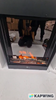 Realistic LED Electric Fireplace, Adjustable Flame & Efficient Heating Cozy Home
