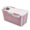 Folding Bathtub Water Tub Adult Children Kids Spa Soaking Sauna SPA Bath Tub Lid