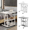 Bed Table Tray Mobility Aid Chair Computer Laptop Desk Shelf Adjustable Trolley