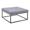 Large Square Footstool Chesterfield Pouffe Foot Stool Ottoman Bench Coffee Table