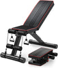 Foldable Weight Bench Adjustable Strength Training Full Body Workout Incline Gym