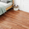 5m² PVC Flooring Planks DIY Self-Adhesive Tiles Waterproof Wood Look Decoration