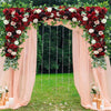 Square Hoop Balloon Arch Backdrop Flower Display Stand Frame Wedding Party Decor
