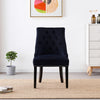 Velvet Pull Door Knocker Studded Dining Kitchen Accent Chairs Luxury Windsor
