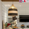 NEW Bamboo Rattan Pendant Light Handmade Weaving Lighting Ceiling Lamp Novelty