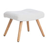 Nursing Rocking Chair with High Backrest and Footstool Rocking Chair for Nursery