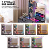 RGB Dressing Table with Wireless Charging Station, 7 Dynamic & 7 Static Dimmable