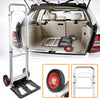 80KG Heavy Duty Folding Hand Sack Trolley Truck Transport Barrow Cart 2 Wheels