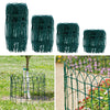 10M PVC Coated Garden Border Fence Lawn Path Edging Wire Mesh Decorative Fence