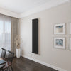 Traditional Cast Iron Style Radiator Vertical 1800x380mm 3 Column Black