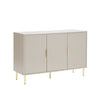 Dusk Evie Matte Taupe & Gold Effect Large Sideboard RRP £233