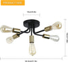 Chic LED Lamp Ceiling Light Modern Chandelier Living Room Bedroom Pendant Pndoog