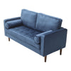 NEW Velvet 3 Seater Love Seat Living Room Recline Couch Sofa w/2 Bolster Pillows