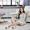 Lazy Sofa Floor Chair Foldable Gaming Chair Reading Floor Seat-Beige