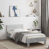 Tidyard Bed Frame Bed Base with Headboard & Storage Underneath Bedroom S5D0