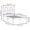 Bed Frame Solid Wood Pine 90x190 cm Single