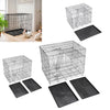 Small Animals Cage Pet Crate Carrier Rat Ferret Chinchilla Tiered MetalWire Cage