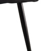 Pair of Velvet Black Dining Chairs Diamond Seats Metal Legs Living Room Kitchen