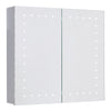 Wall-Mount Cabinet Bathroom Mirror Vanity Storage Sensor/Shaver Socket/Anti-fog
