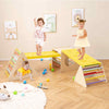 Set of 5 Toddler Triangle Climber w/ 2 Triangle Ladders-Colorful