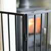 Large Five-Fold Steel "Secura" Fire Guard - Fireside Safety