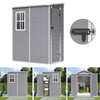 PP Garden Shed Equpments Outdoor Tools Storage Box Backyard Patio Shed Cabinet
