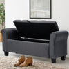 Chesterfield Ottoman Bed End Bench Armed Storage Box Linen Padded Window Seat