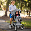 2 in 1 Baby Stroller High Landscape Convertible Bassinet Pram Foldable Pushchair
