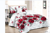 Flowers Patchwork Bedspread Quilted Coverlet Set Bedding Pillowcase Double Size