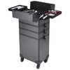 4 in 1 Large Makeup Case Trolley Cosmetic Hairdressing Vanity Beauty Storage Box