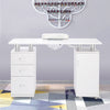Professional Manicure Table Technician Nail Art Beauty Salon Bar Station Desk UK