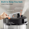 Electric Pressure Cooker 5.7L, 50 Recipes, 9-in-1 Multi Cooker, Steamer,