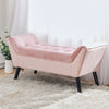 Upholstered Chaise Longue Ottoman Bench Padded Seat Window Seat Accent Bedroom
