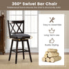 Set of 2 Bar Stool 360 °Swivel Modern Bar stool Adjustable Height Counter Stool