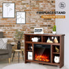 Corner TV Stand for TV up to 48" Entertainment Console Center Adjustable Shelf
