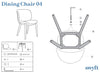 Swyft Dining Chair 04 - Maple Leather - Set of 2 RRP £399