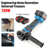21V Cordless Oscillating Multi Tool 6 Speeds Sander Scraper Saw With 2 Batteries