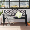 Garden Patio Bench Loveseat Outdoor Decor Furniture Park Bench Chair w/Backrest
