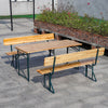 Foldable Outdoor Garden Beer Table and Benches Set Picnic Bistro Chair Furniture