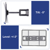 Corner TV Wall Bracket Mount Full Motion Articulating Arms for 32-65inch