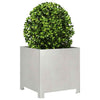 Garden Planters 2 pcs 40x40x40 Stainless Steel M1F3