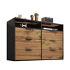 CHEST OF DRAWERS 6 DRAWERS DRESSER WIDE BEDSIDE TABLE CABINET BEDROOM FURNITURE