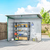 Garden Shed Outdoor Storage Tool Organiser w/ Double Sliding Door