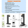 Sparkling Water Maker Soda Maker Carbonator Machine 1 PET Bottle Black