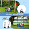 104cm Saucer Tree Swing Indoor Outdoor Flying Swing Seat Adjustable Hanging Rope