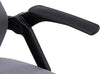 Office Chair with Flip-up Armrest - Mesh Back, Gas Lift, Swivel, Managerial Desk