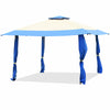 3 x 3m Pop up Outdoor Gazebo Large Patio Party Tent W/ 2-Tier Roof Adjustable