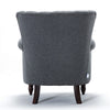 Shell Scallop Back Armchair 1 Seater Single Sofa Couch Chair Fireside